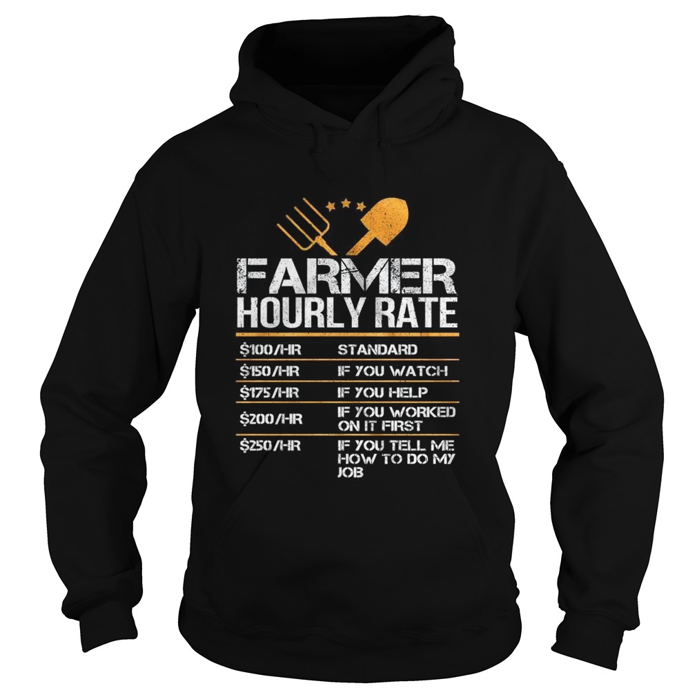 Farmer Hourly Rate Hoodie