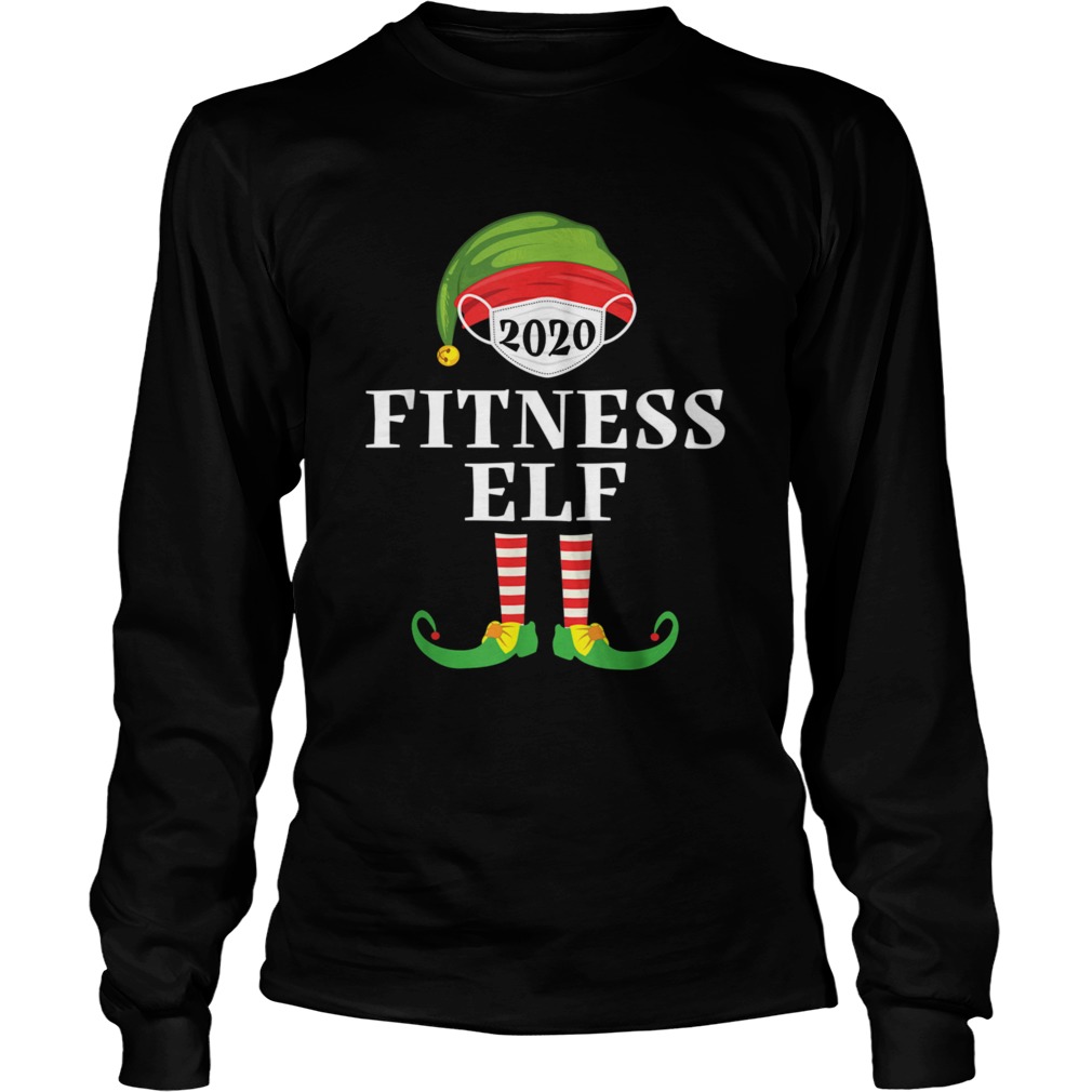 Fitness Elf Matching Christmas Group Party Pjs Family 2020 Long Sleeve