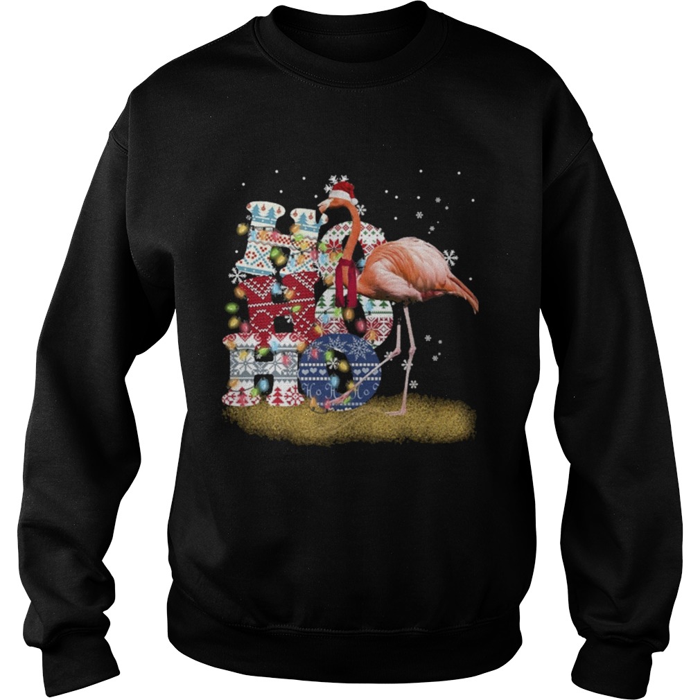 Flamingo Ho Ho Ho Christmas Sweatshirt