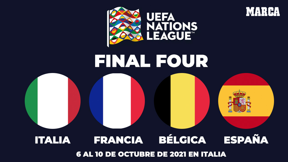 France, Spain, Italy and Belgium will play the ‘Final Four of the UEFA Nations League