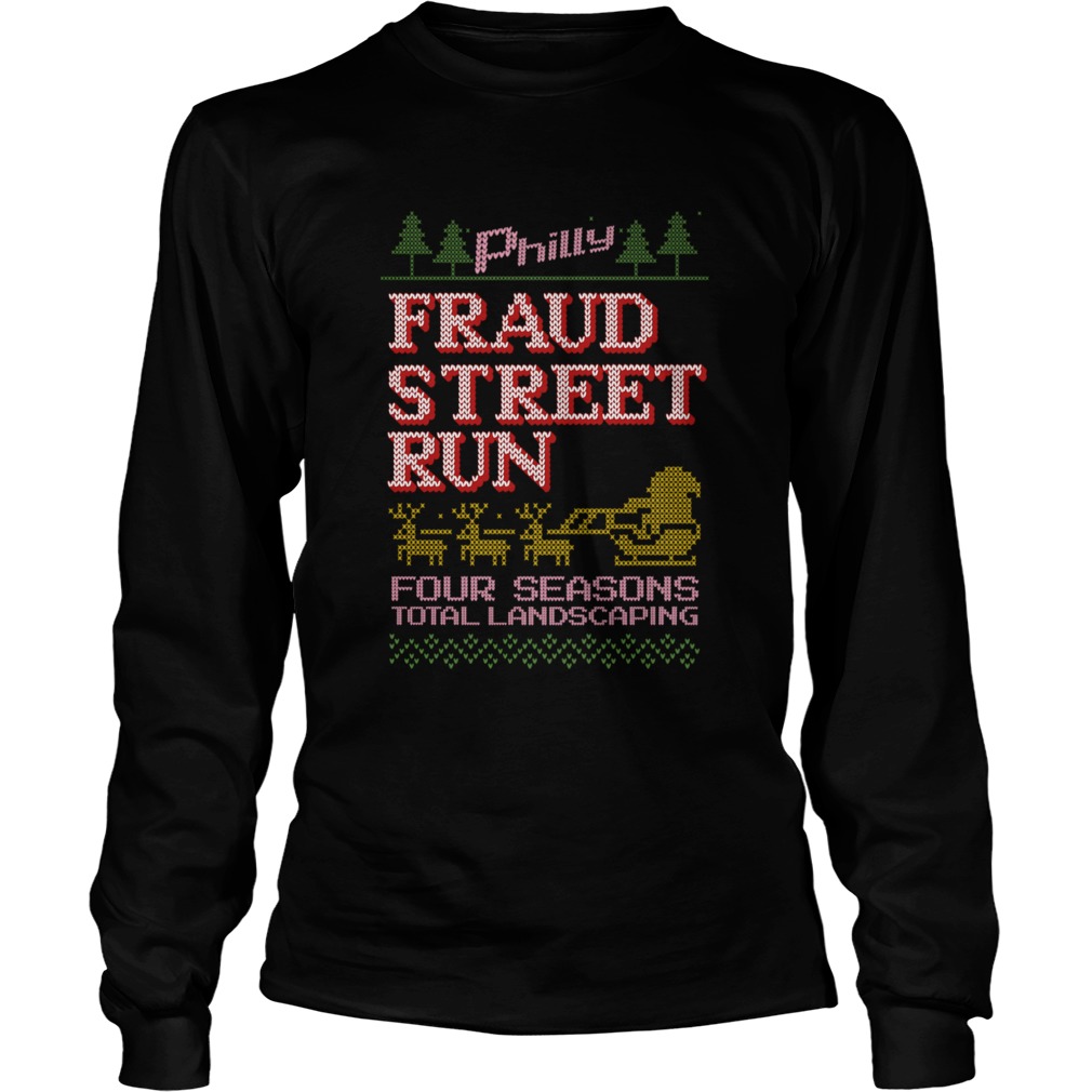 Fraud Street Run Ugly Christmas Sweater Fraud Street Run Long Sleeve