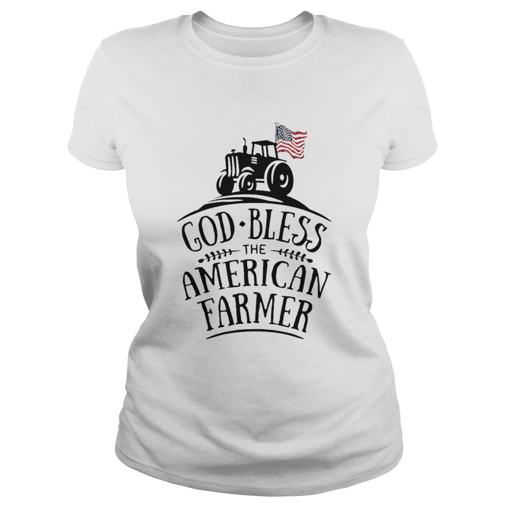 God Bless America Farmer Classic Ladies