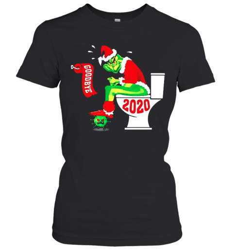 Grinch Santa Toilet Goodbye Coronavirus 2020 T-Shirt Classic Women's T-shirt