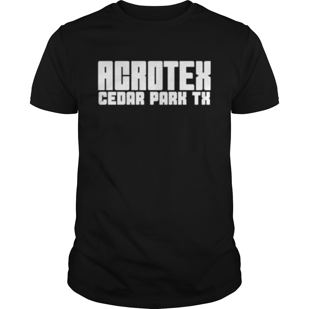 Gymnastics AcroTex Cedar Park TX shirt