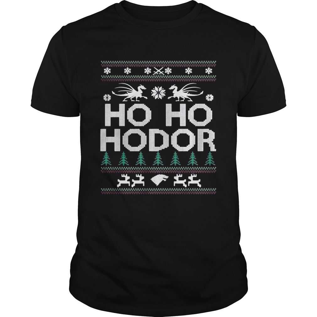 Ho Ho Hodor Toothless Merry Xmas shirt
