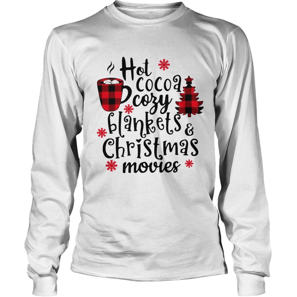 Hot Cocoa Cory Blankets And Christmas Movie Christmas Long Sleeve