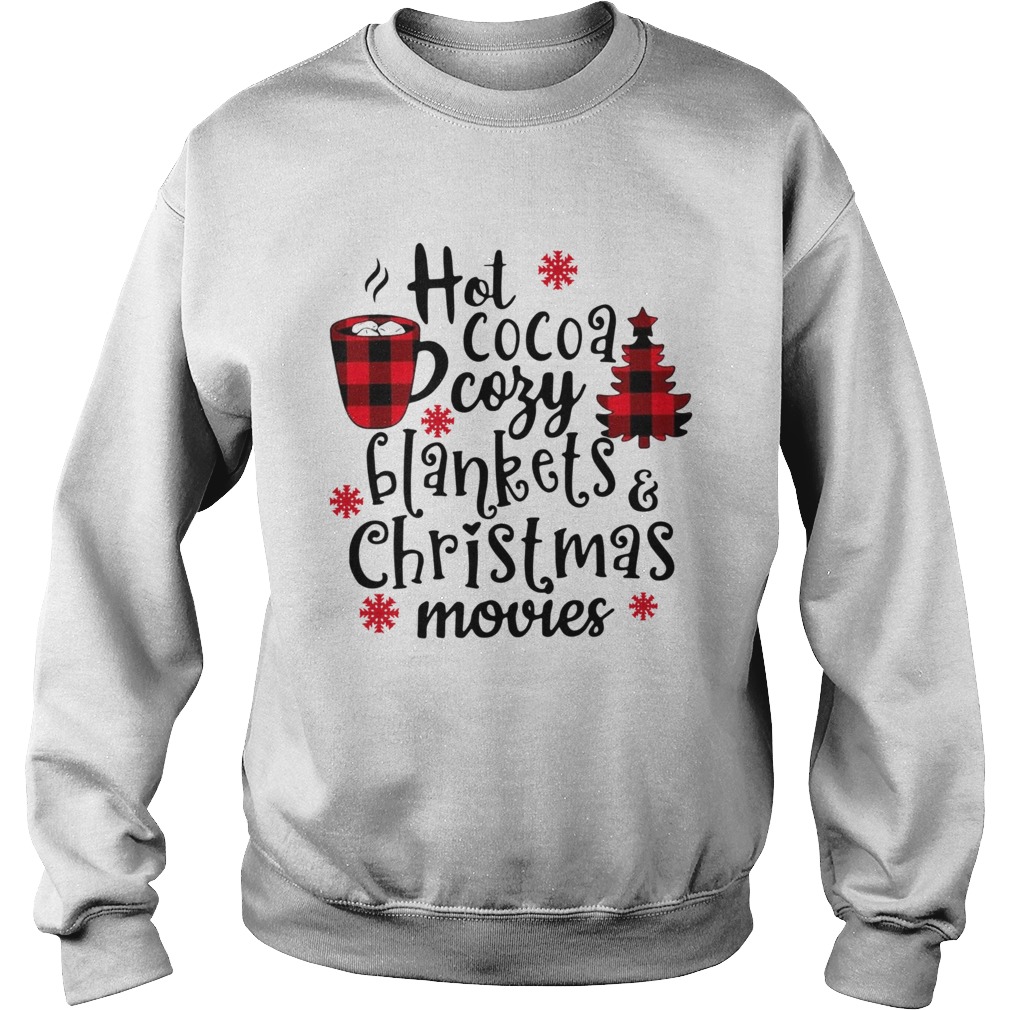 Hot Cocoa Cory Blankets And Christmas Movie Christmas Sweatshirt