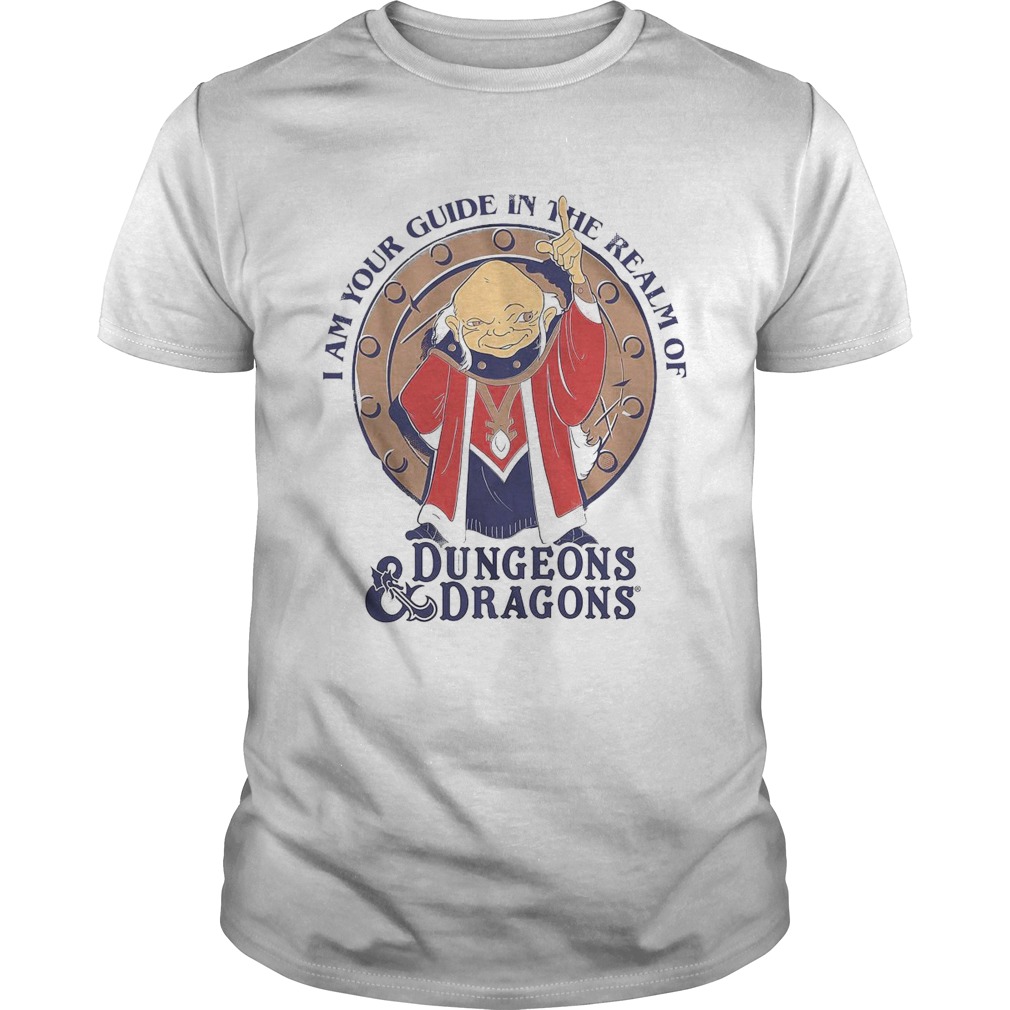 I Am Your Guide In The Realm Of Dungeons And Dragons shirt