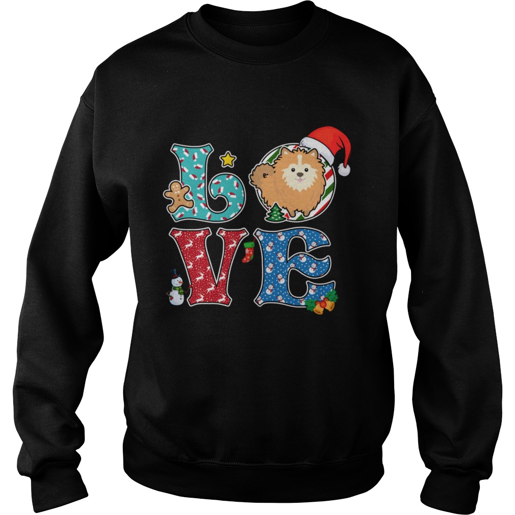 I Love Dog Affenpinscher Christmas Sweatshirt