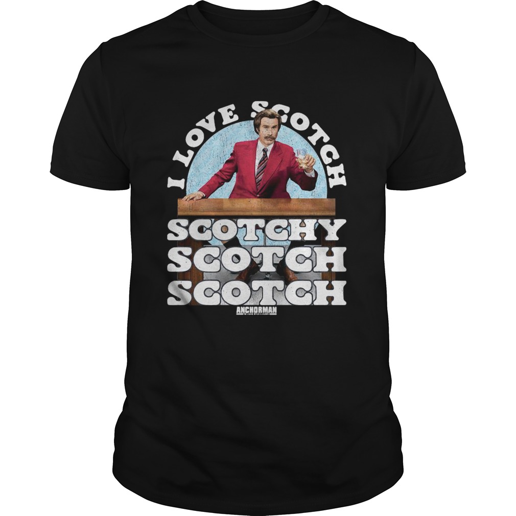I Love Scotch Scotchy Scotch Scotch Anchorman Merry Christmas shirt