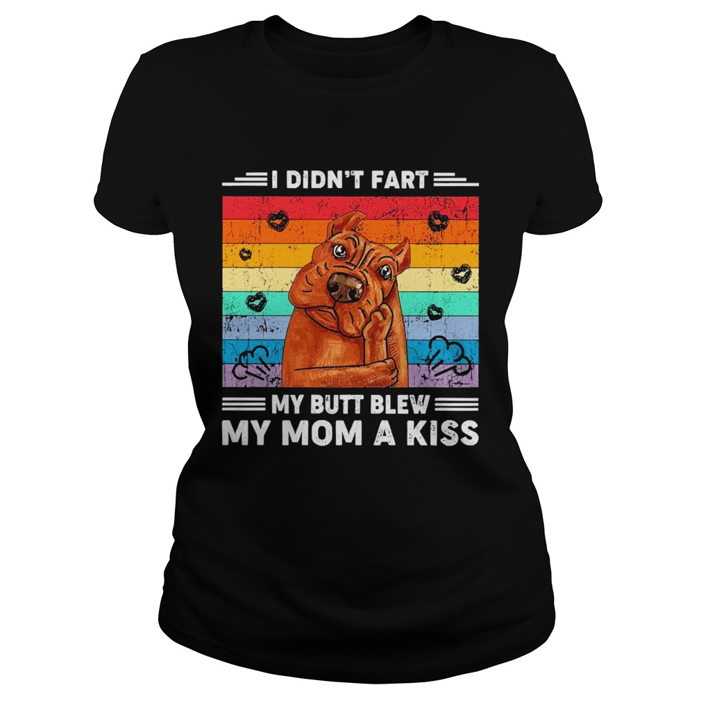 I didnt fart my butt blew my mom a kiss vintage Classic Ladies