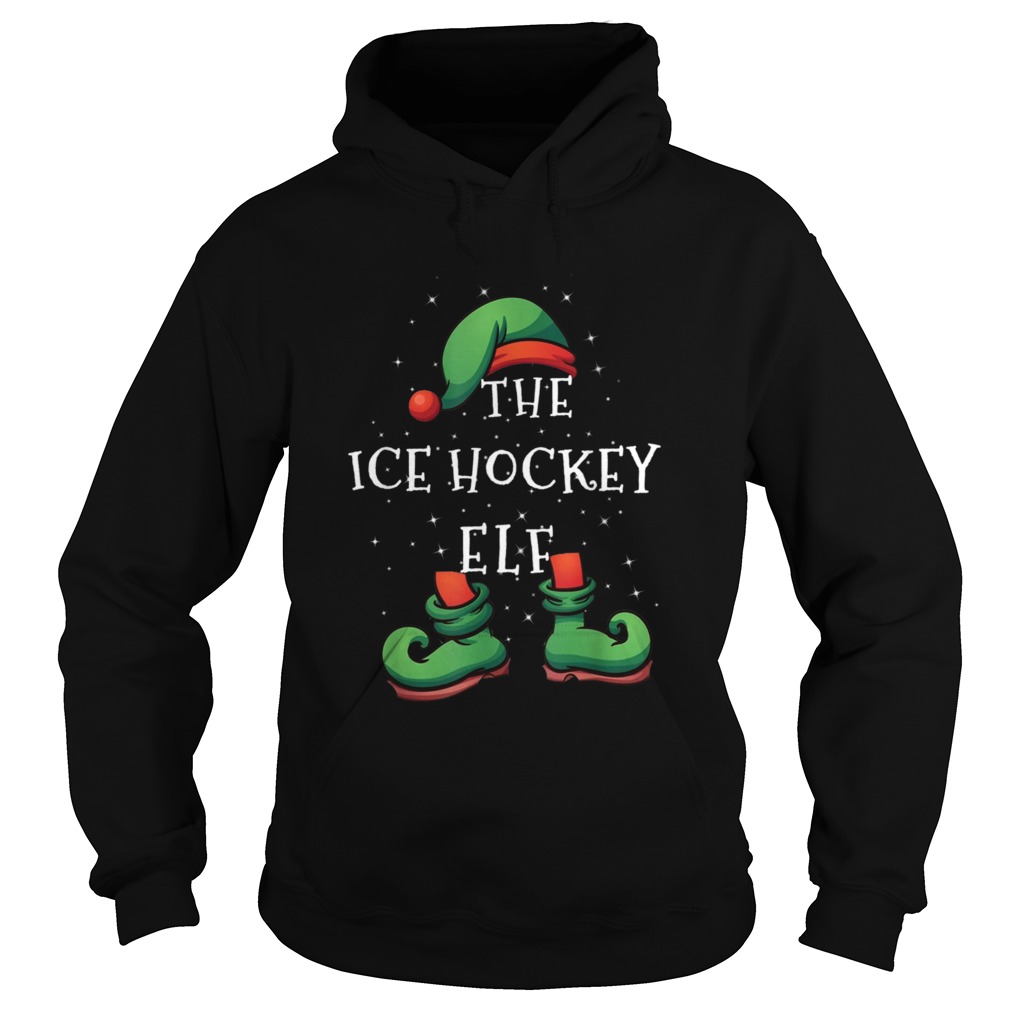 Ice Hockey Elf Family Matching Christmas Hoodie