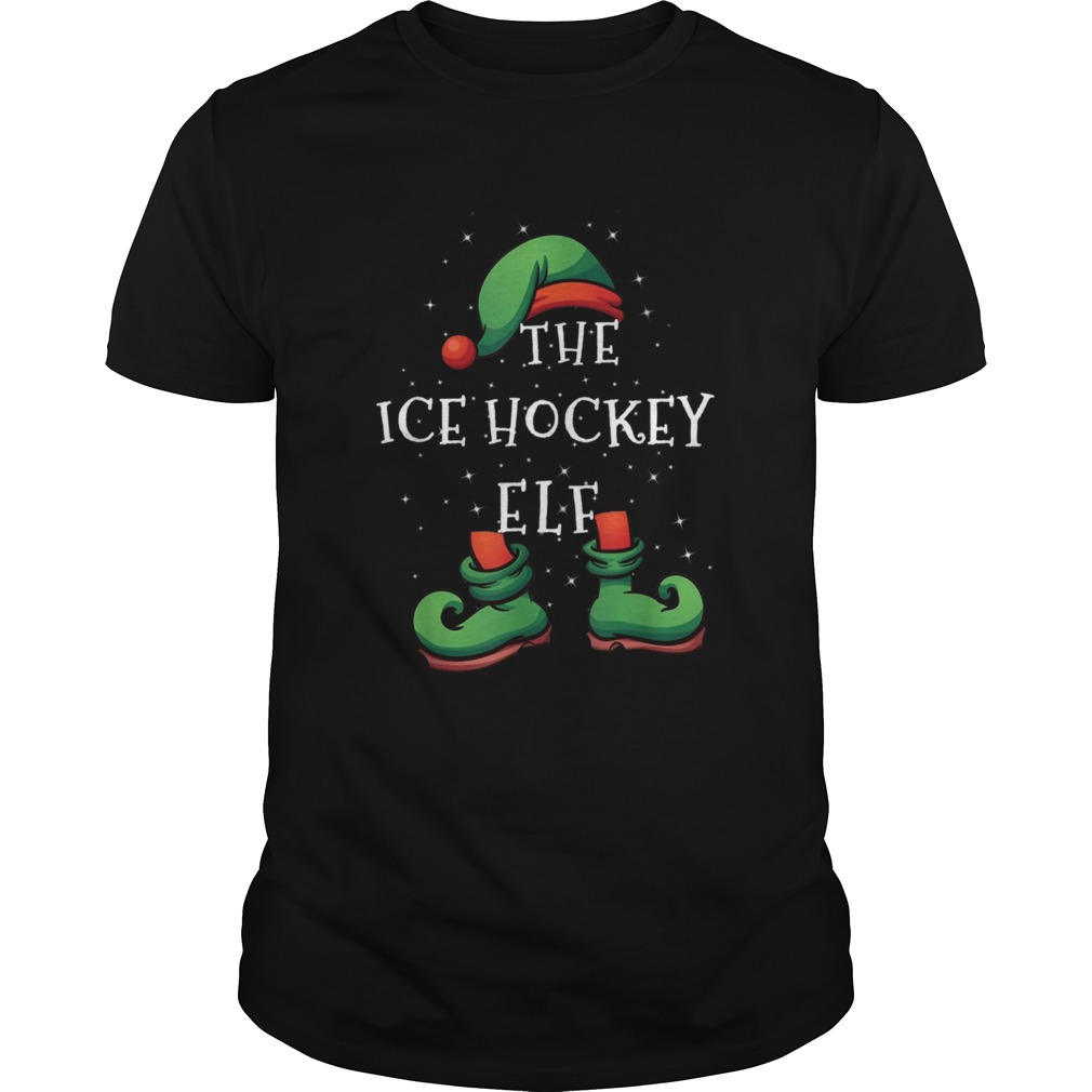 Ice Hockey Elf Family Matching Christmas shirt