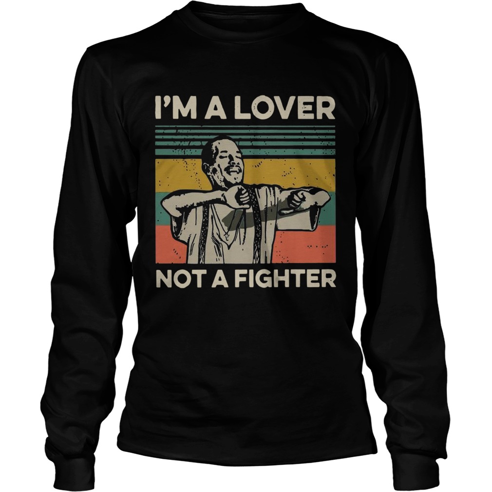 Im A Lover Not A Fighter Blood In Out Vintage Sunset Long Sleeve