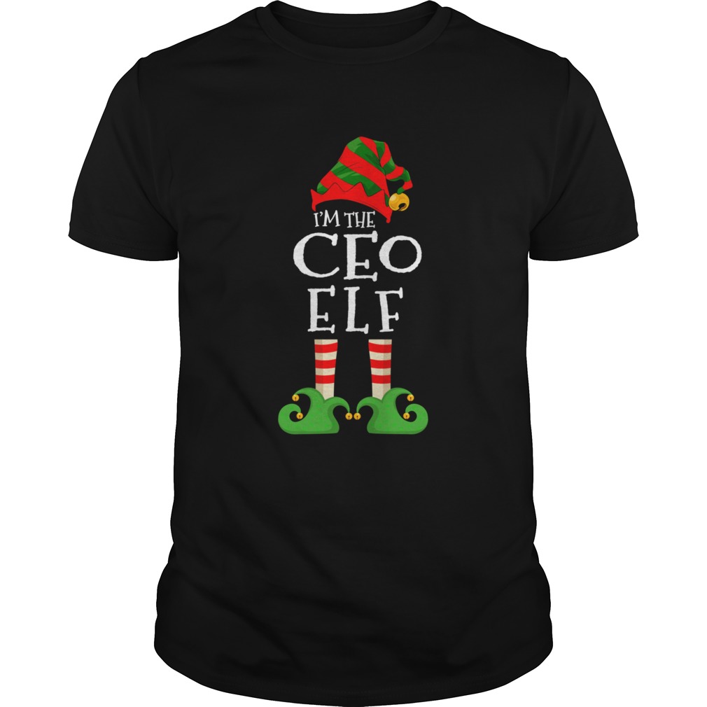Im The CEO Elf Matching Christmas Pajama Costume shirt