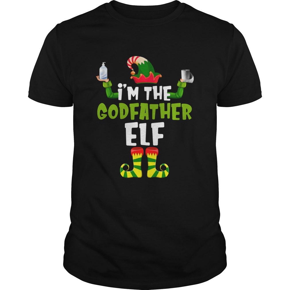 Im The Godfather Elf Quarantine Matching Christmas shirt