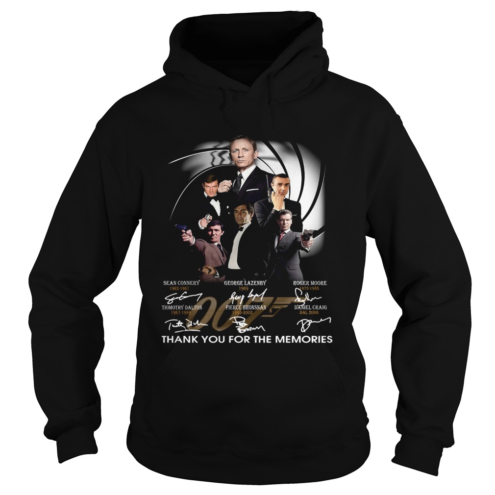James Bond 007 Fans Thank You For The Memories Signature Hoodie