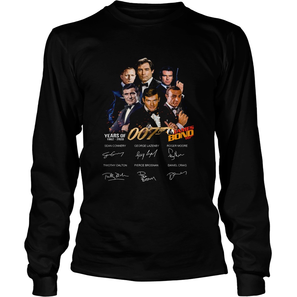 James Bond 50 Years Of 007 19622020 Signatures Long Sleeve