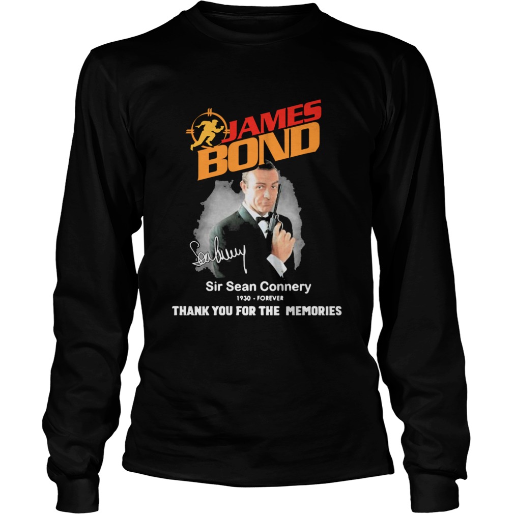 James Bond Sir Sean Connery 1930 Forever Thank You For The Memories Long Sleeve