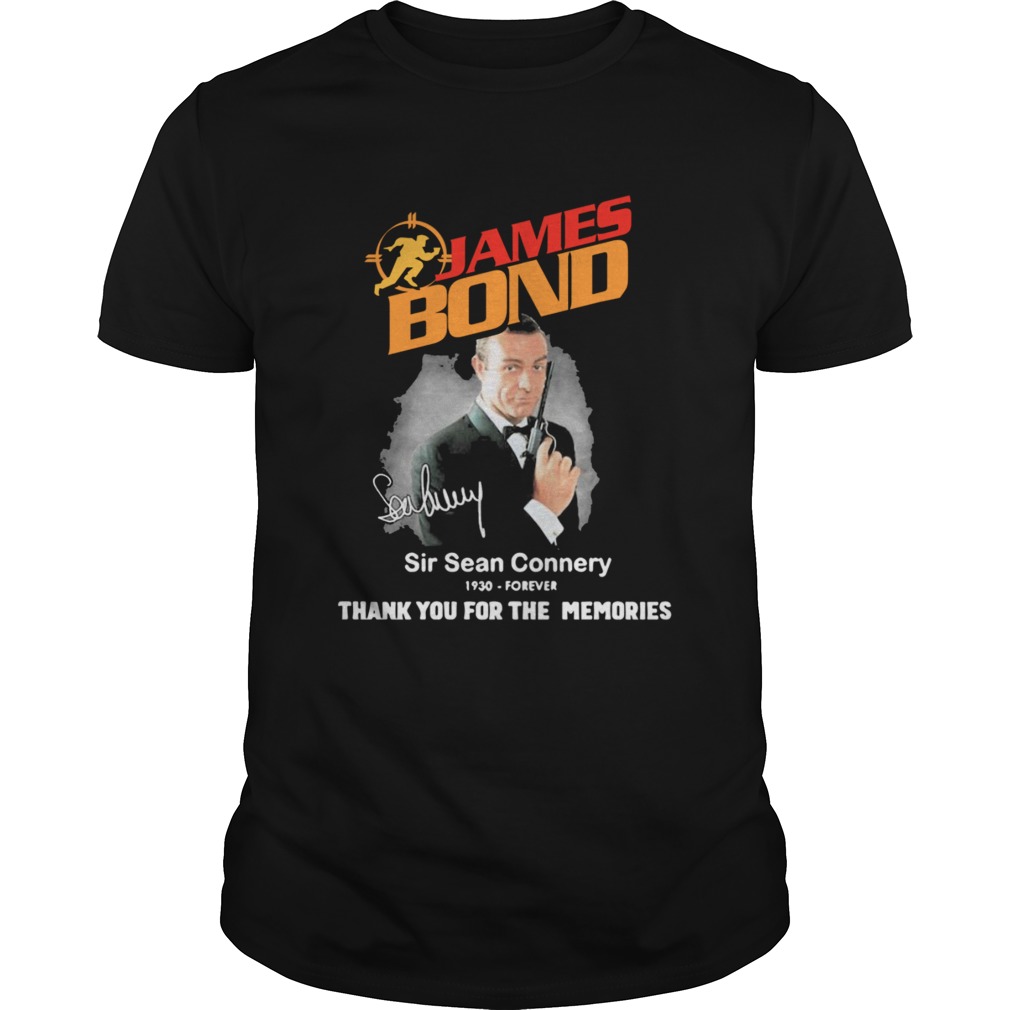 James Bond Sir Sean Connery 1930 Forever Thank You For The Memories shirt