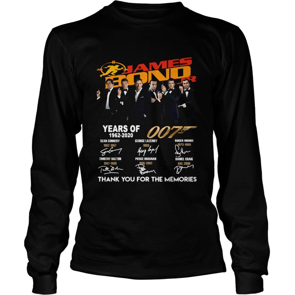James Bond Years of 007 19622020 Signatures Long Sleeve