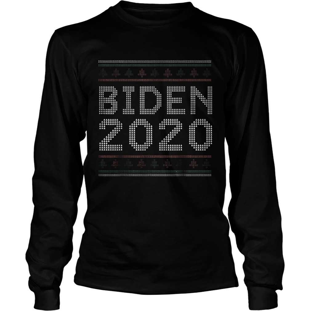 Joe Biden 2020 Ugly Christmas Long Sleeve