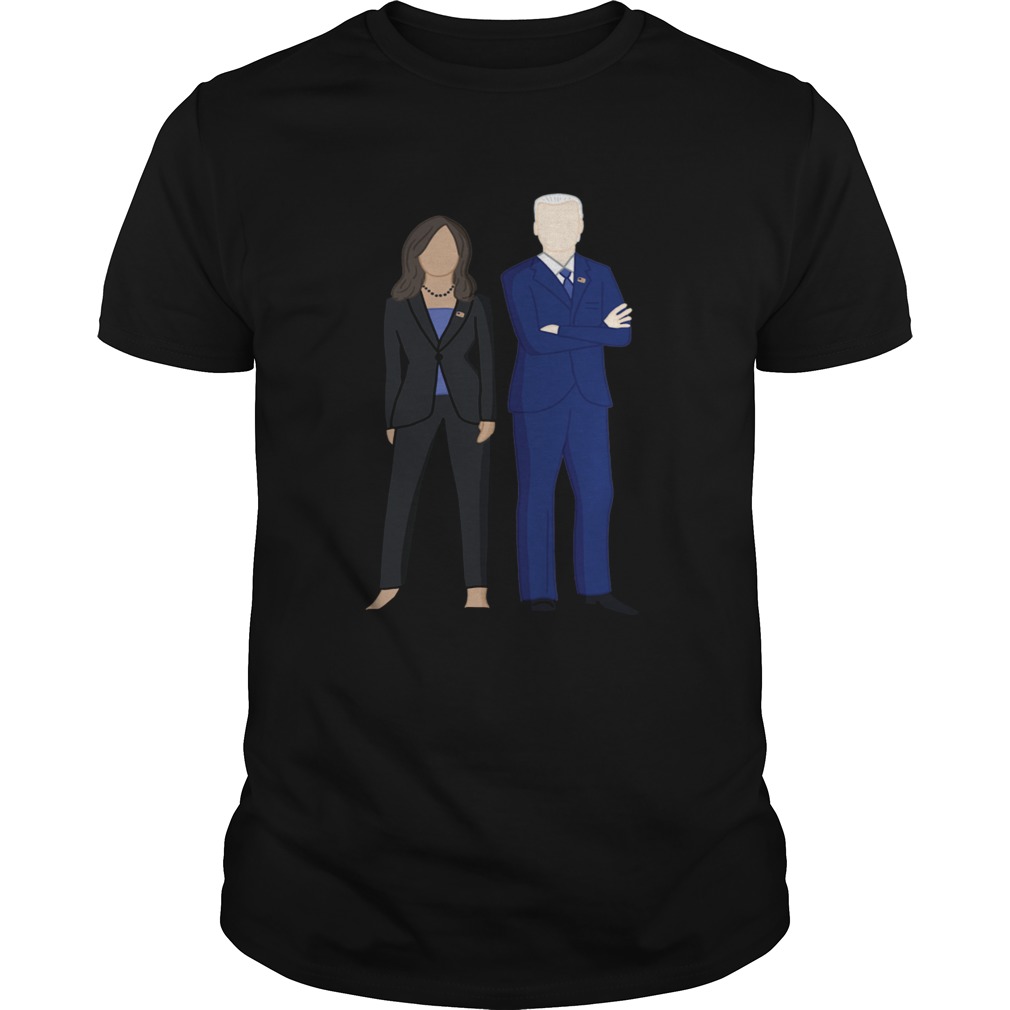 Joe Biden And Kamal Harris Modern Portrait Illustration shirt