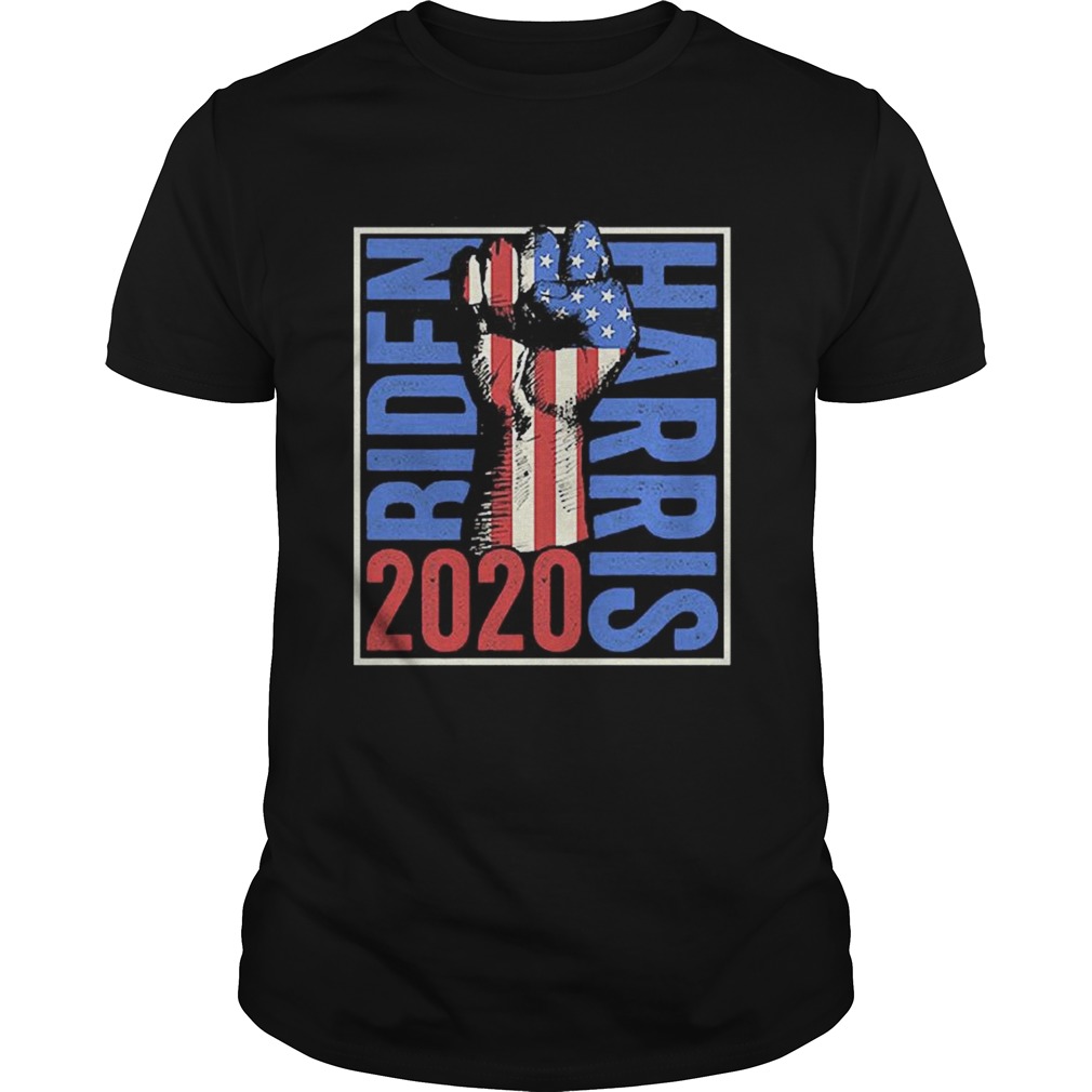 Joe Biden Kamala Harris 2020 USA Flag Resist Fist shirt