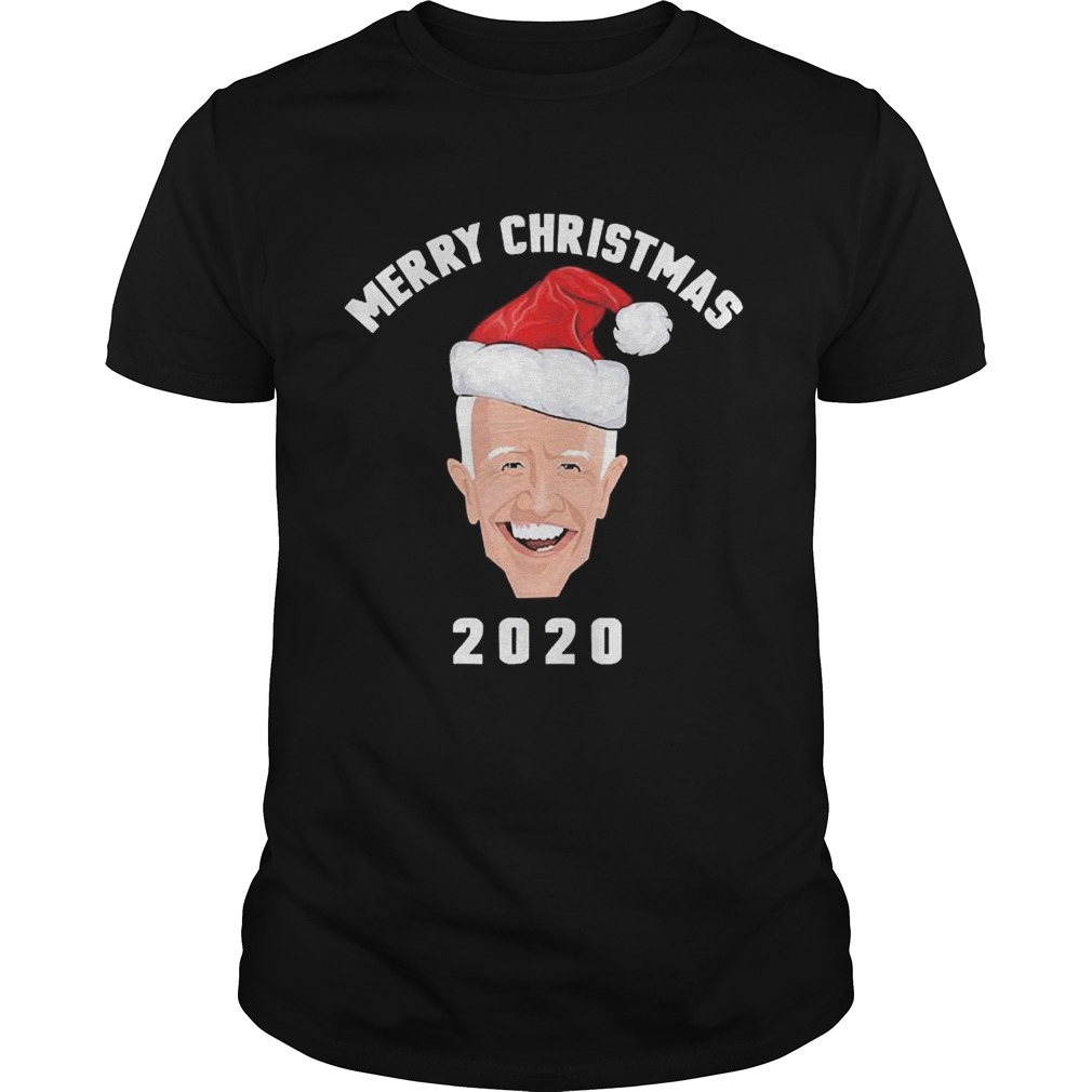 Joe Biden Merry Christmas 2020 Santa Hat Democrats shirt