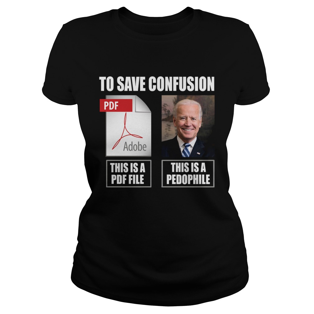 Joe Biden To Save Confusion This Is A PDF File This Is A Pedophile Classic Ladies