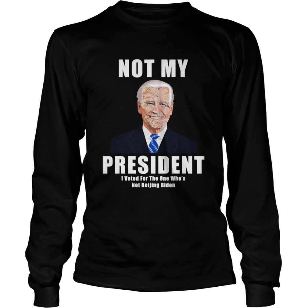 Joe biden vote not my president impeach Long Sleeve