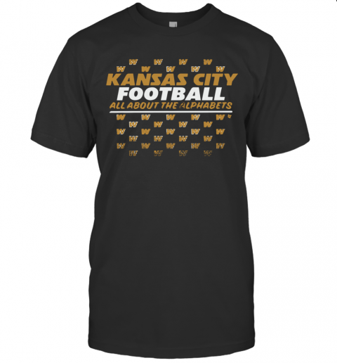 KC Alphabet Kansas City Football T-Shirt
