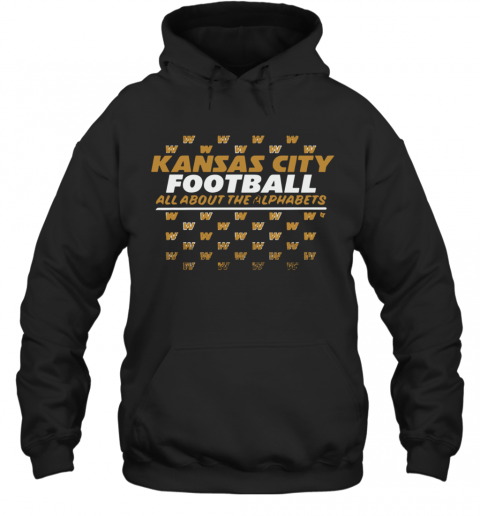 KC Alphabet Kansas City Football T-Shirt Unisex Hoodie