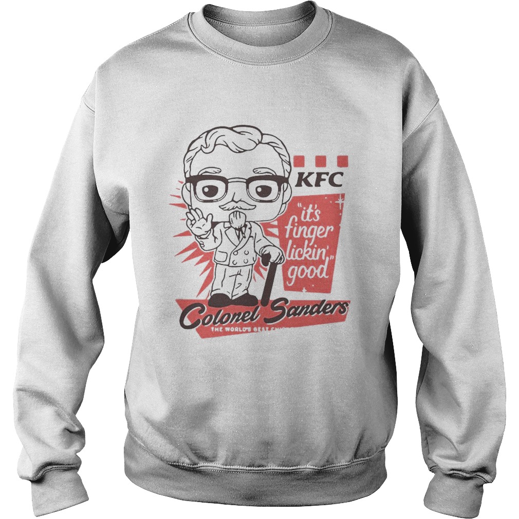 KFC Its Finger Lickin Good Colonel Sanders Sweatshirt