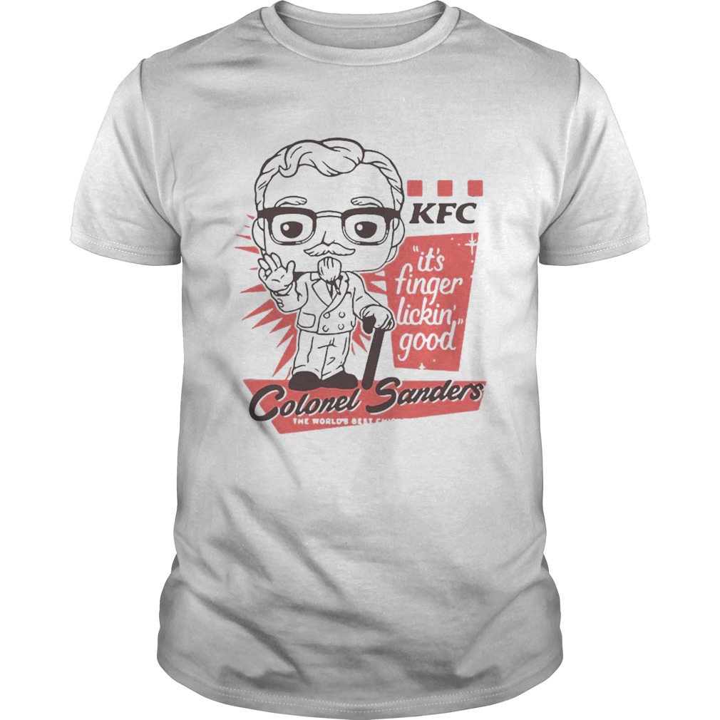 KFC Its Finger Lickin Good Colonel Sanders shirt