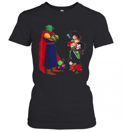 King Piccolo Vs Bardock Piccolo Goku And Raditz Dragon Ball T-Shirt Classic Women's T-shirt