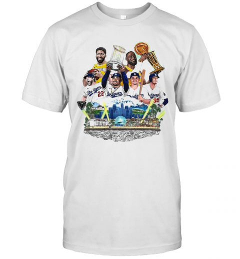LA Lakers And Dodgers World Series Champions 2020 Legend T-Shirt Classic Men's T-shirt