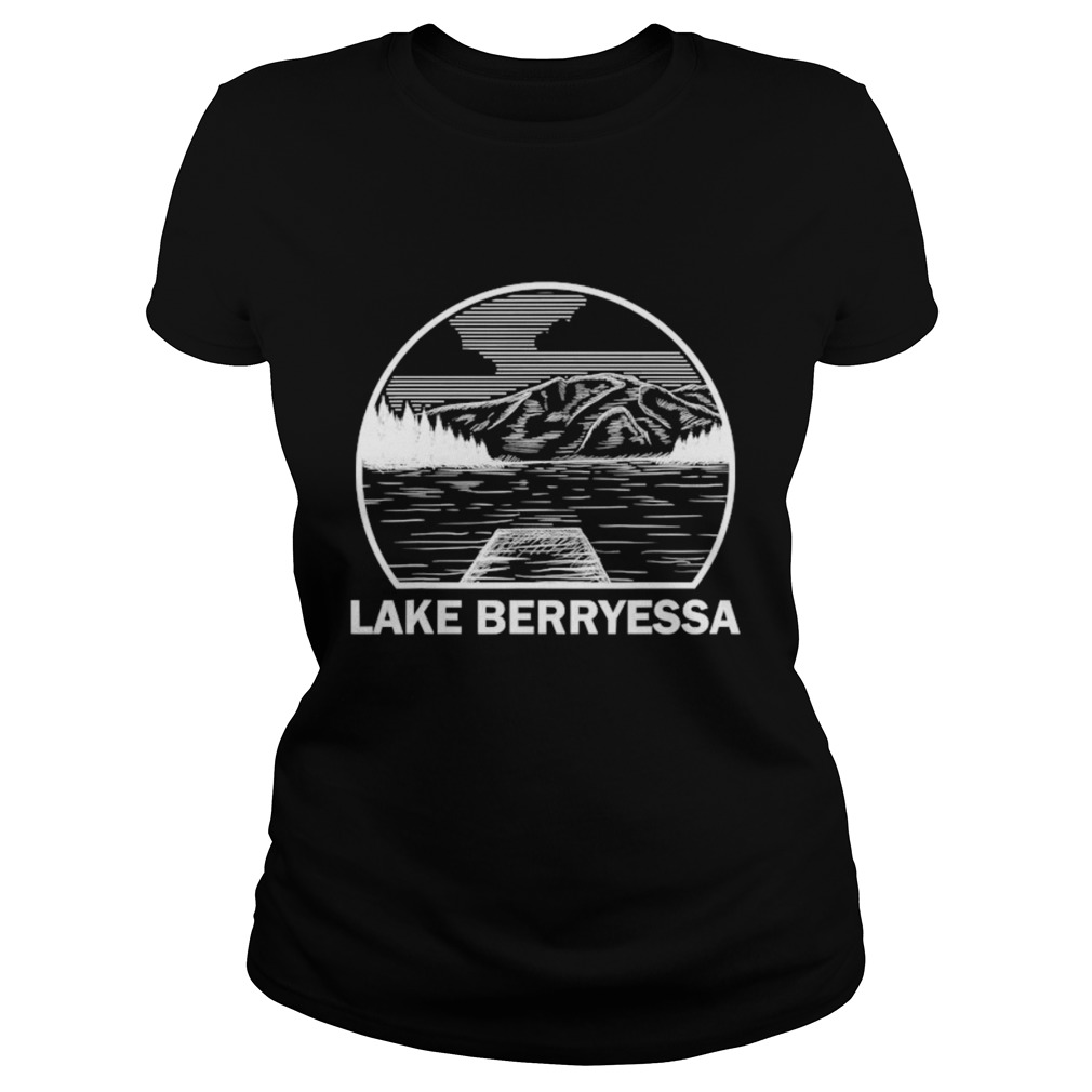 Lake berryessa california funny fishing camping summer Classic Ladies