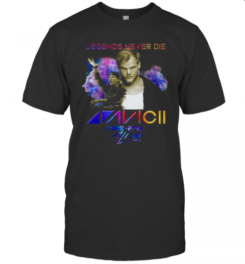 Legends Never Die Avicii Signature T-Shirt