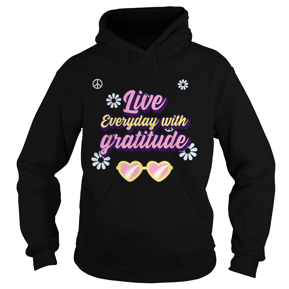 Live everyday with Gratitude Holiday Family Apparel Hoodie
