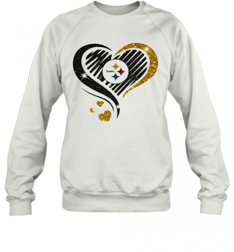 Logo Steelers Hearts T-Shirt Unisex Sweatshirt
