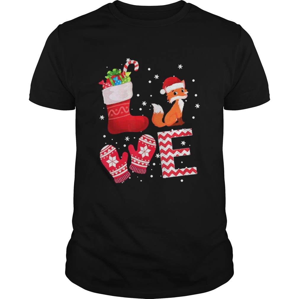 Love Fox Santa Ugly Christmas shirt