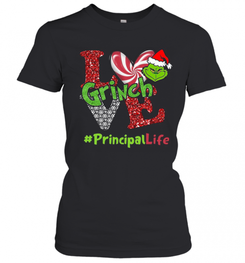 Love Grinch #Principallife Christmas T-Shirt Classic Women's T-shirt