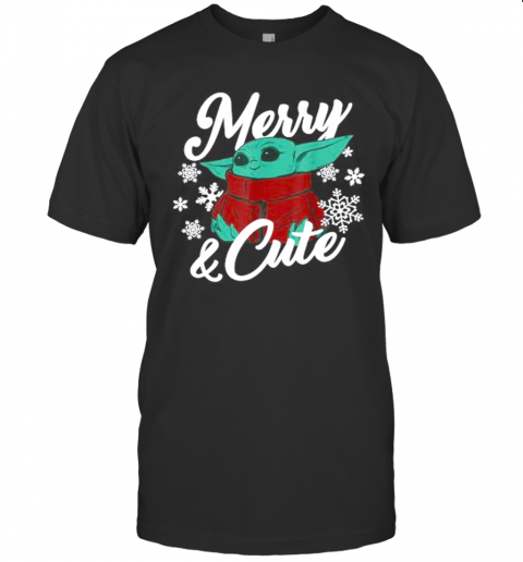 Mandalorian The Child Merry And Cute Christmas T-Shirt