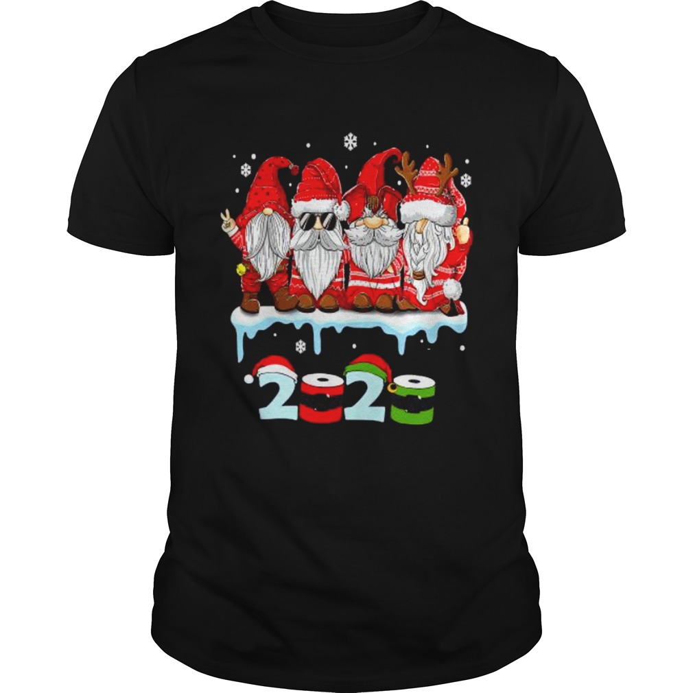 Merry Christmas Gnomes Wear Mask 2020 Quarantine Xmas shirt