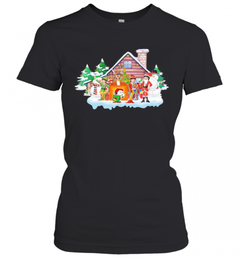 Merry Christmas The Peanuts And Snoopy T-Shirt Classic Women's T-shirt