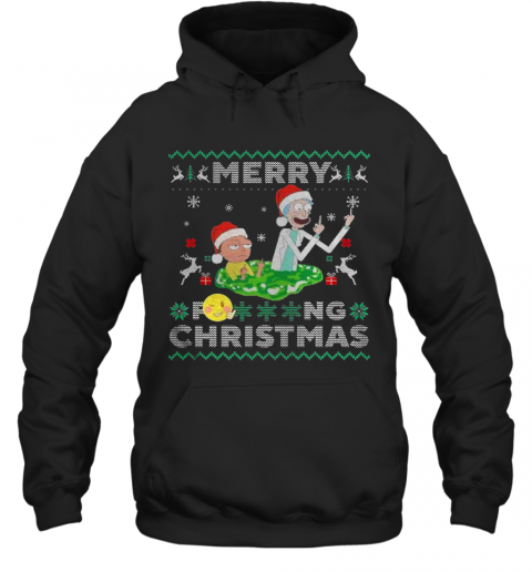 Merry Fucking Christmas Rick And Morty T-Shirt Unisex Hoodie