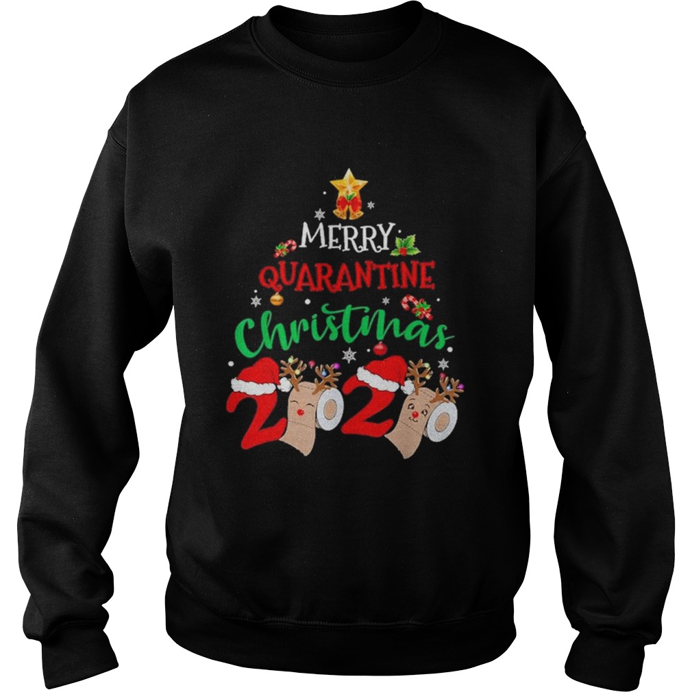 Merry Quarantine Christmas 2020 Pajamas Matching Family Gift Sweatshirt