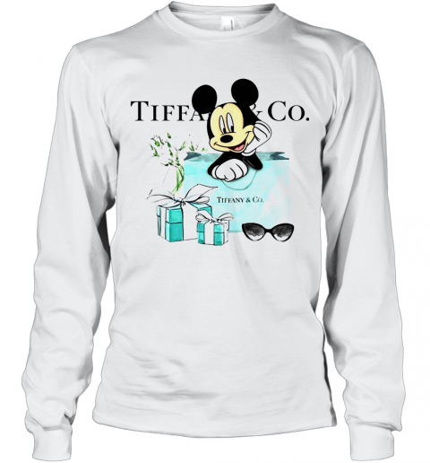 Mickey Mouse Tiffany And Co T-Shirt Long Sleeved T-shirt 