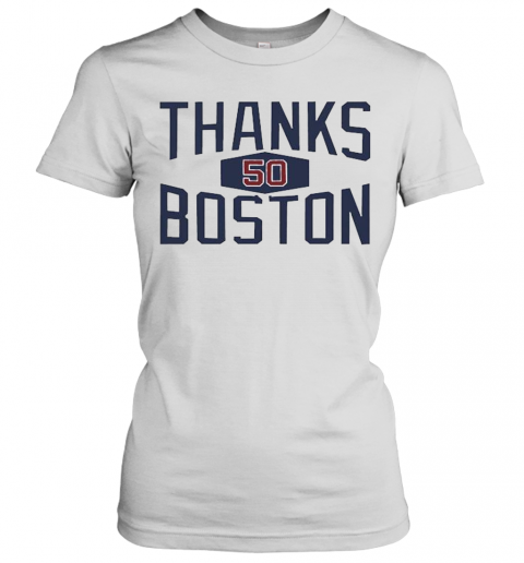 Mookie Betts Thanks 50 Boston T-Shirt Classic Women's T-shirt